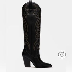 Steve Madden, cowgirl boot heels